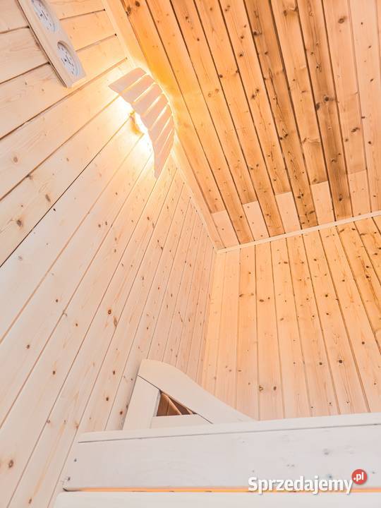 Sauna Fińska RelaxThree LoftoweDomy 6 osób Domachowo sprzedam