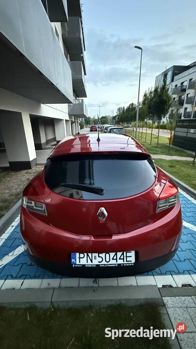 Renault Megane III Coupe 2009 Niski przebieg poduszka powietrzna wielkopolskie Konin
