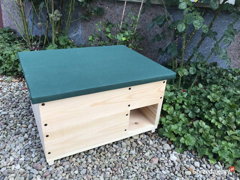 Budka lęgowa schron domek jeża 50 x 40 Architektura ogrodowa Sławno