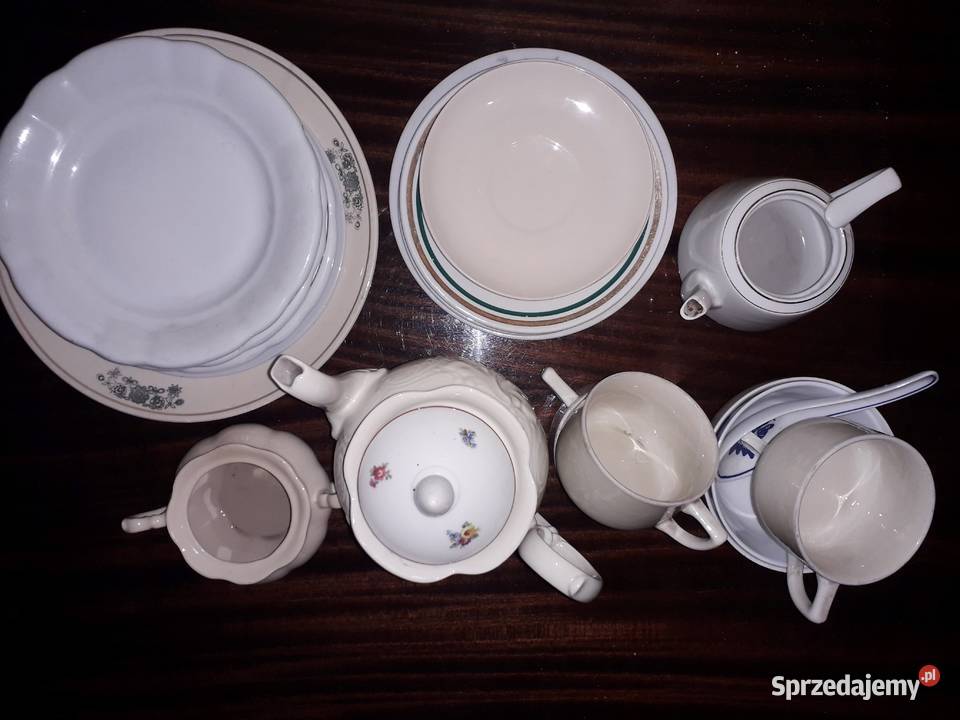 Porcelana PRL Sygnatura talerze dzbanki inne 25 Porcelana i szkło sprzedam