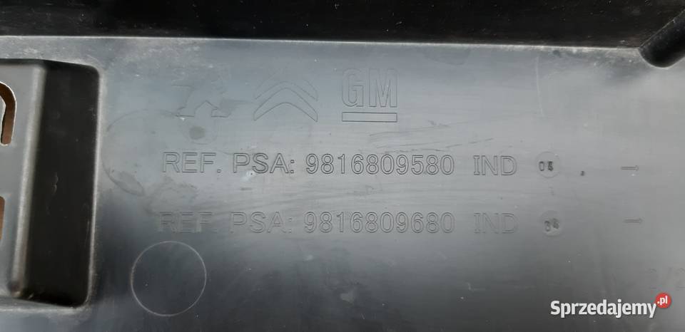 BERLINGO IV PARTNER RIFTER OSŁONA PŁYTA osobowe Bieleń sprzedam