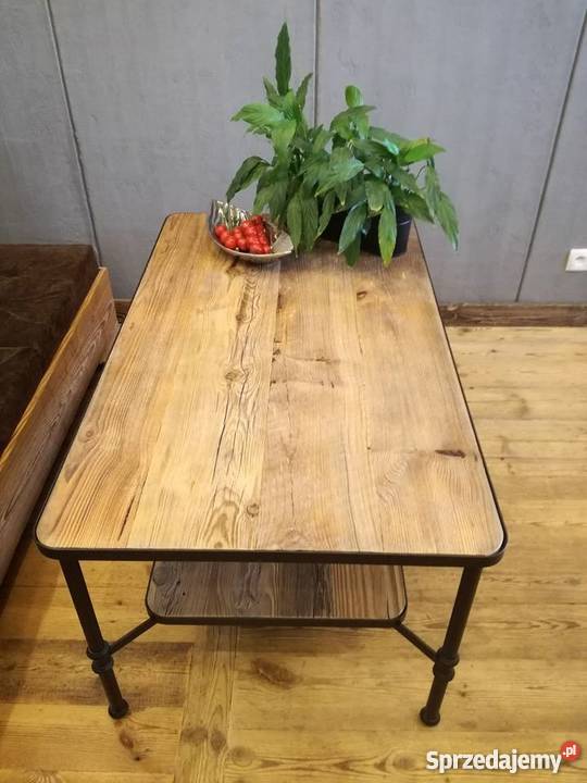 Stylowy stół ze starego drewna - Alldeco