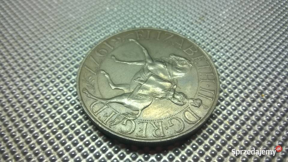 MONETA Wielka Brytania 25 pensów 1977 037 mazowieckie