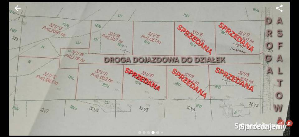 Dzialki z Warunkami Zabudowy 1357do 2095 Wipsowo rolna Sprzedaż warmińsko-mazurskie sprzedam