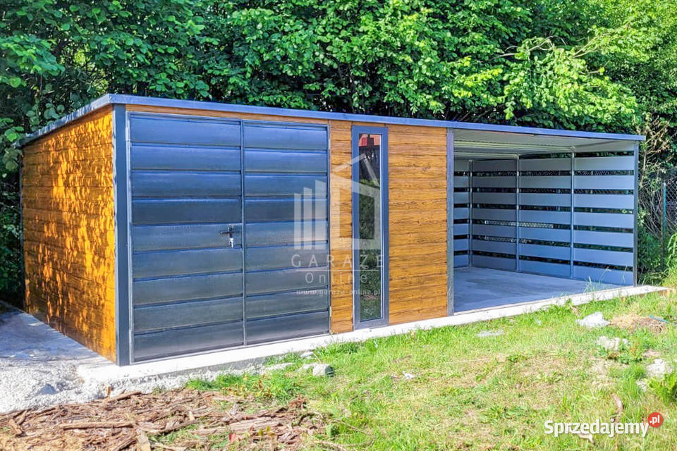 Garaż Blaszany 4x3m Wiata 45x3m Brama Gdańsk