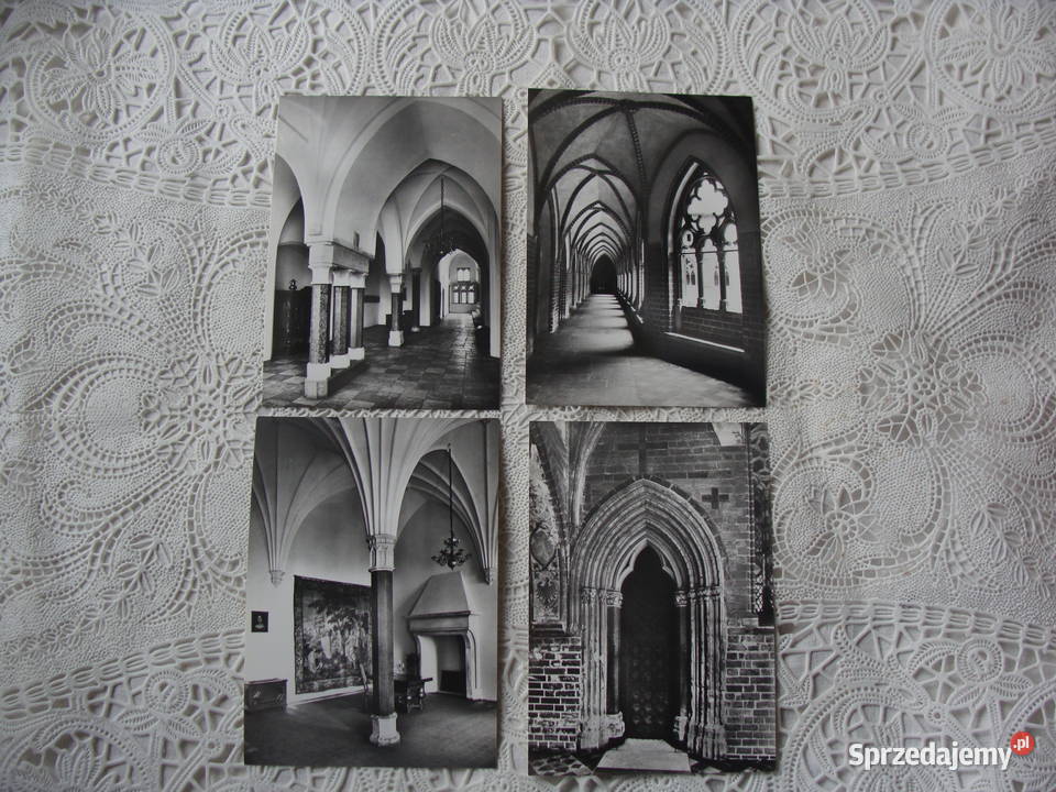 Pocztówki widokówki Malbork PRL