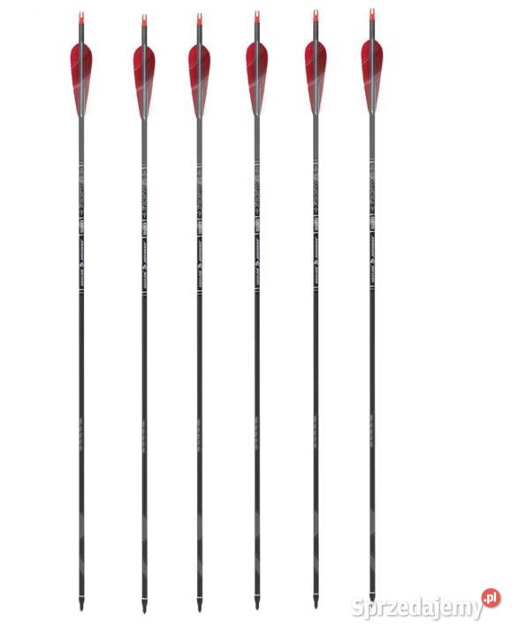 Strzała karbonowa z lotką naturalną spin 400 Nowy Sącz