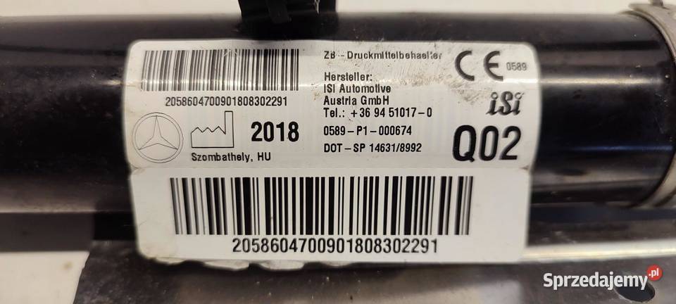 MERCEDES GLC W253 X253 GENERATOR GAZU GAŚNICA sprzedam