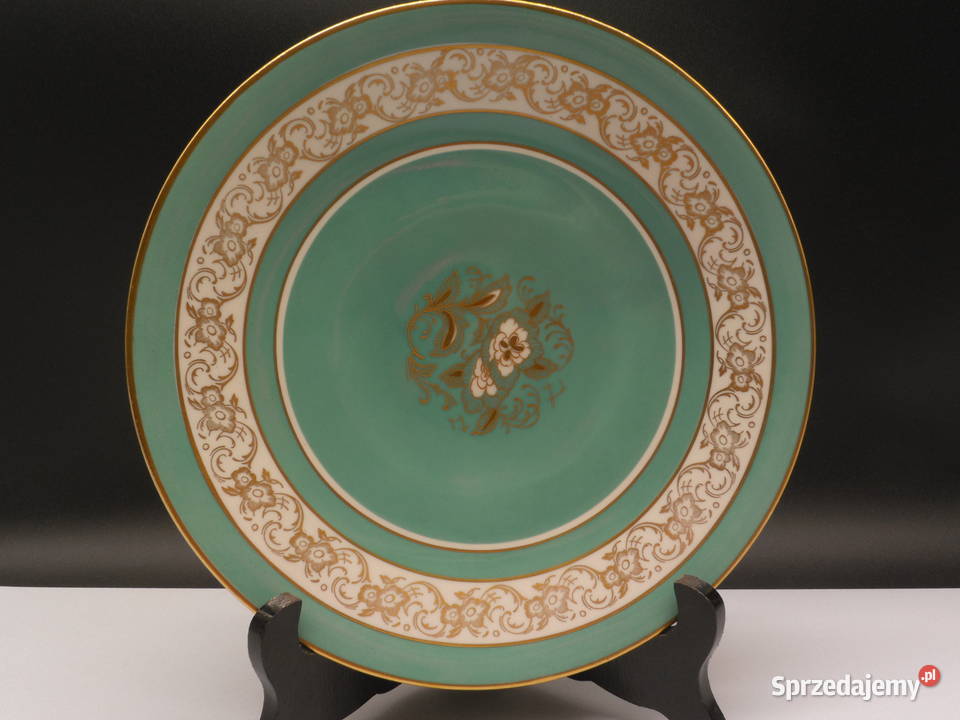 Patera REICHENBACH Miętowa Porcelana Bogate