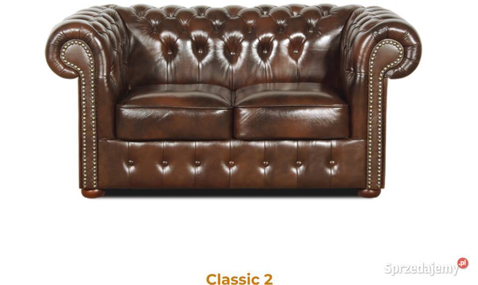 Zestaw Komplet Chesterfield Classic Okazjaa Grudziądz