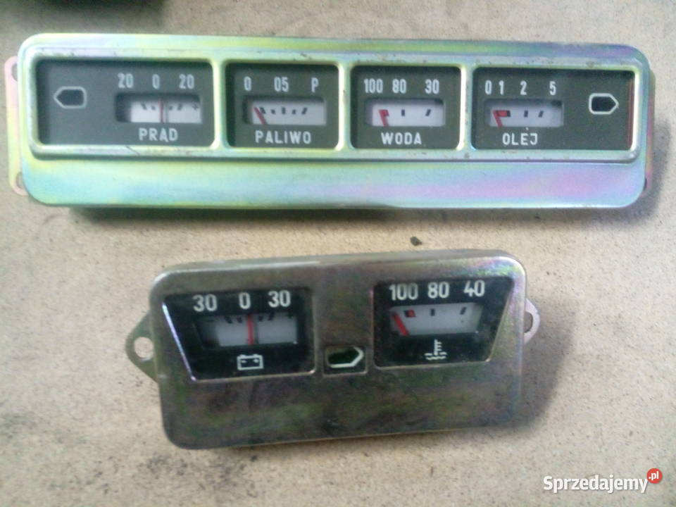 Zestaw skaźników FSO Żuk Nysa Warszawa Syrena wielkopolskie Ostrów Wielkopolski