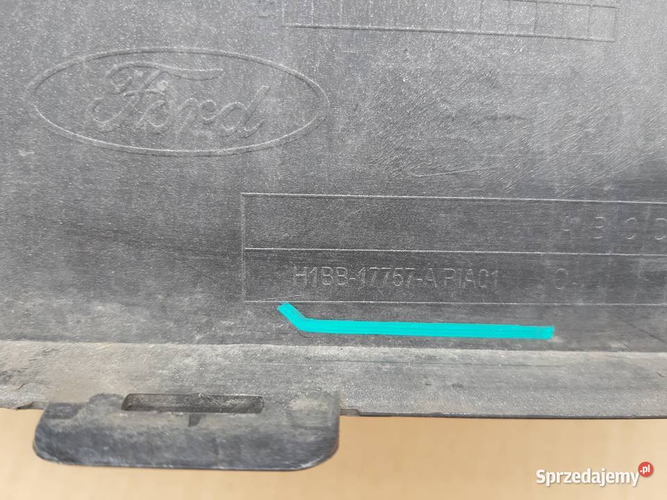 FORD FIESTA MK8 ZDERZAK PRZÓD PRZEDNI H1BB17757A zderzaki Karoseria Trzciel