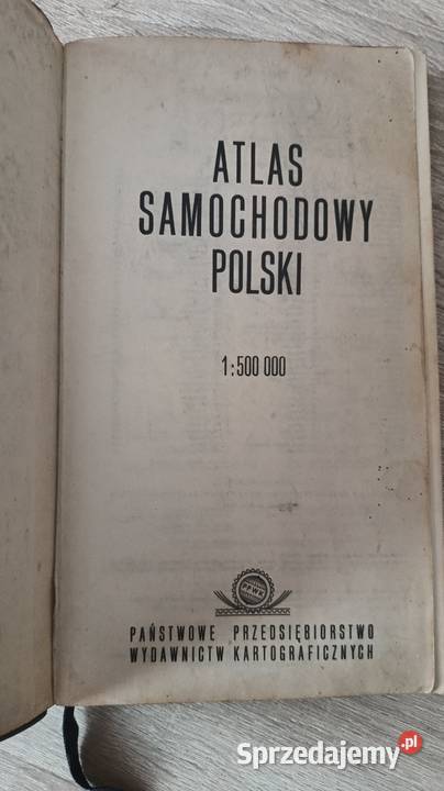 Atłas samochodowy Jędrzejów sprzedam