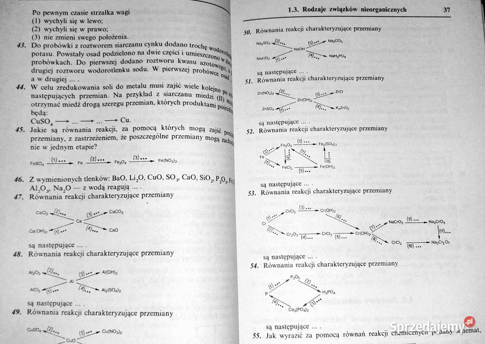 Sprawdż czy znasz chemię Testy egzaminacyjne W Pozostałe Chełm