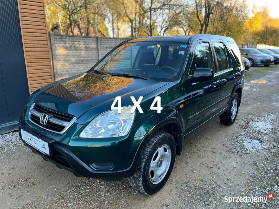 Honda CRV 20 1WŁAŚCICIEL Skóry 4x4 Klima BEZ