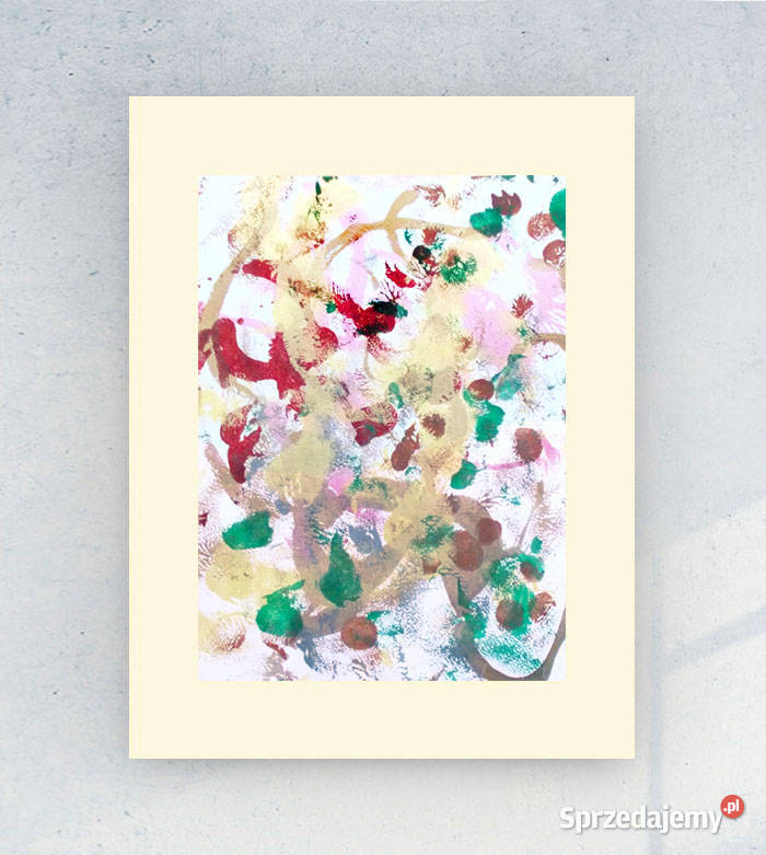 nowoczesna dekracja na ścianę abstrakcja rysunek Gdańsk