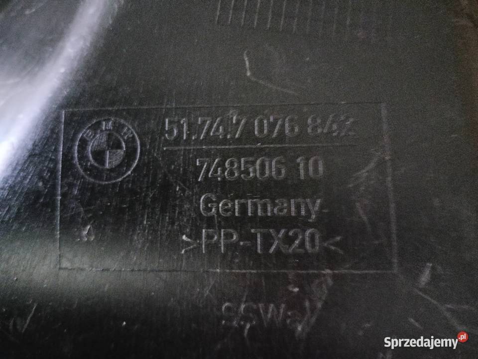 BMW 1 E87 KANAŁ DOLOT POWIETRZA HAMULCA PRAWY