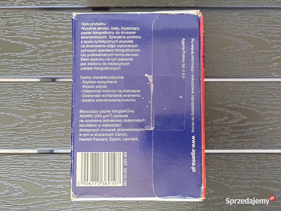 Papier fotograficzny błyszczący 10x15 80 Katowice sprzedam