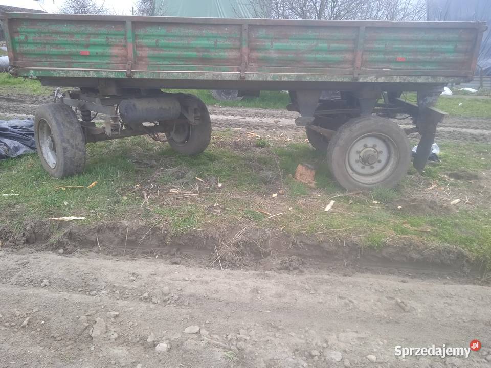 Przyczepa zarejestrowana rolnicza wywrotka 6t Szynkielów