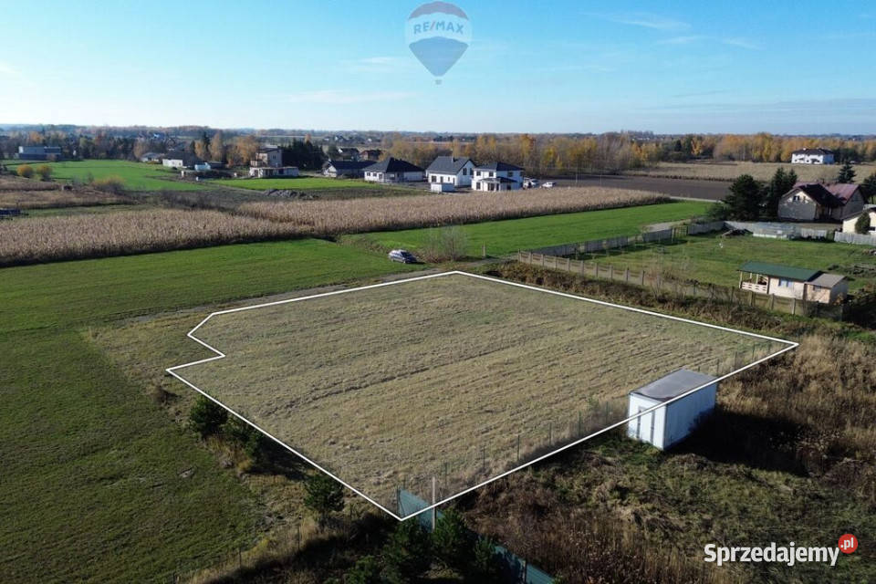 Działka budowlana 1774m2 MPZP Konstantów Błonie