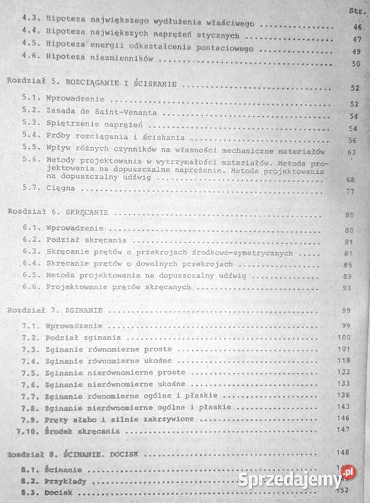 Wytrzymałość materiałów Walery Szuścik Jerzy miękka