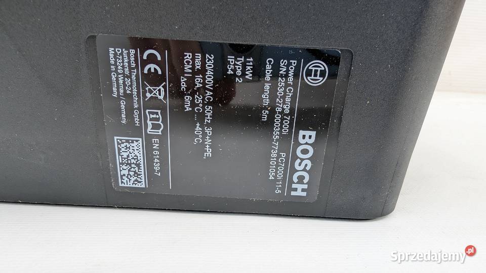 Ładowarka do samochodów Bosch Wallbox 7000i 11kW