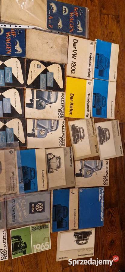 vw garbus karmann bulik ogórek instrukcja Łódź sprzedam