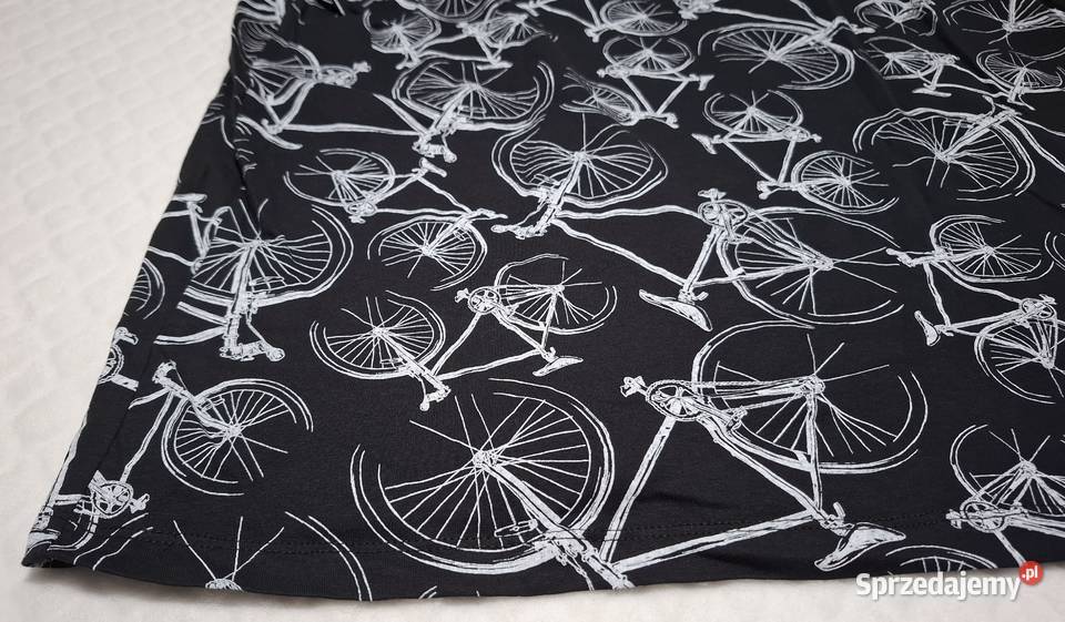 Koszulka krótki rękaw Tshirt Reserved XXL czarna śląskie Czeladź