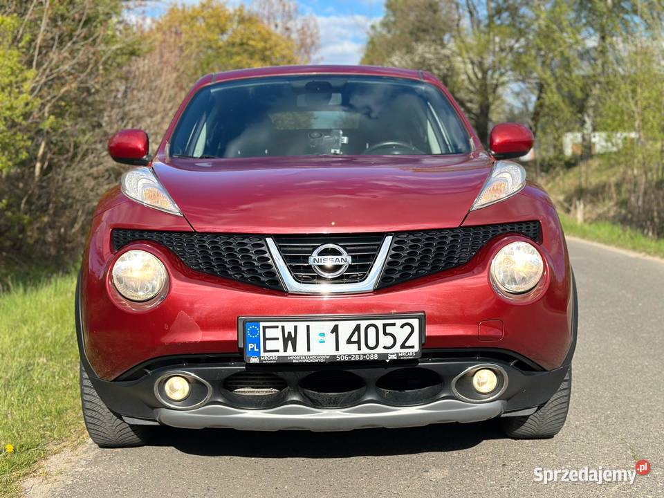 Nissan Juke 15 BEZWYPADKOWY Super Stan Skóry Rok produkcji 2012 łódzkie Wieluń