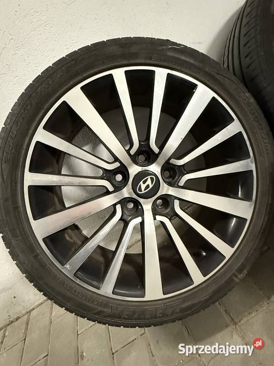 Felgi Hyundai R17 Tucsoni30sonata świeże opony Białystok sprzedam