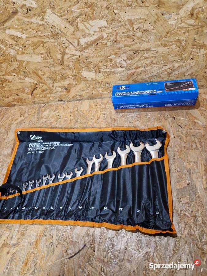 Silver Klucze Płasko Oczkowe 632Mm Zestaw Głogowa