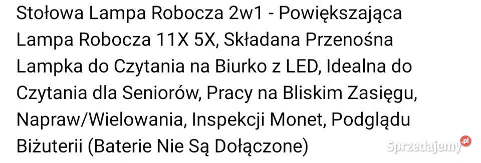 Lupa 8X LED BAT USB LUPKA Pozostałe Zawory