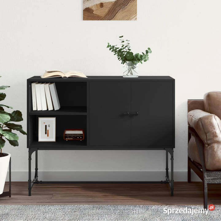 Szafka czarna 100x40x795 materiał drewnopochodny Warszawa