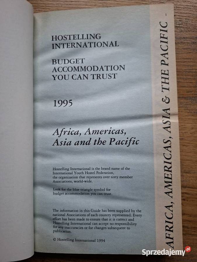 Hostelling International Africa Americas Asia ISBN 0901496456 Kraków
