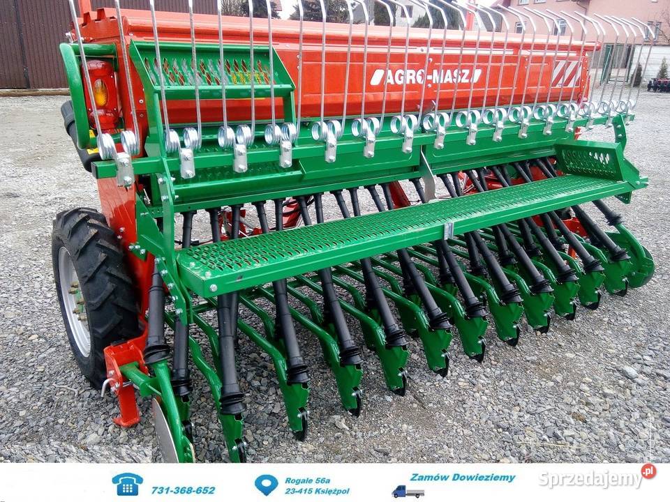 AGROMASZ Siewnik zbożowy stopkowy 25 30 sprzedam