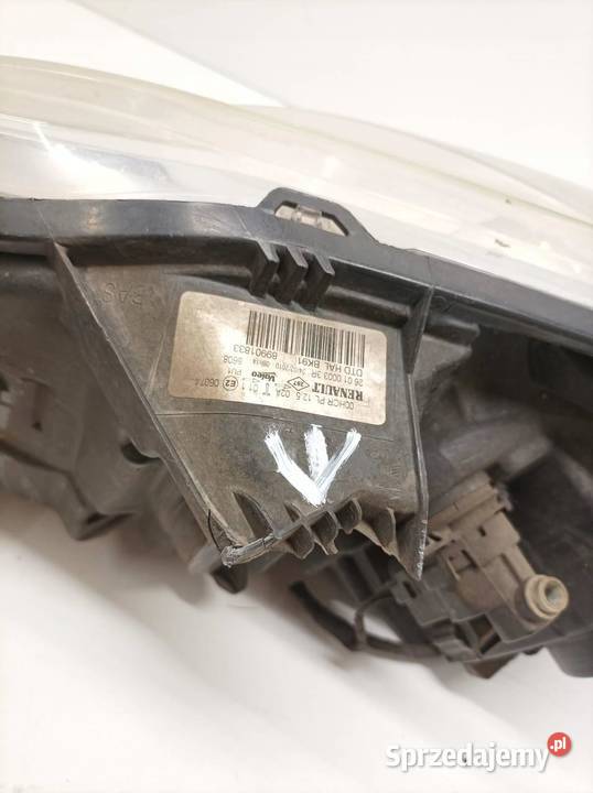 LAMPA PRZÓD PRAWA EU 260100033R Renault Laguna sprzedam