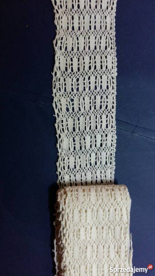 Biała taśma satynowaWstawki koronkiPasmanteria Pozostałe łódzkie Łódź