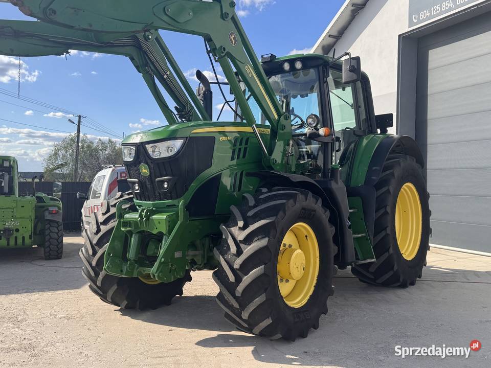 Ciągnik rolniczy John Deere 6155 M 165 4X4 2017r Lubowidz