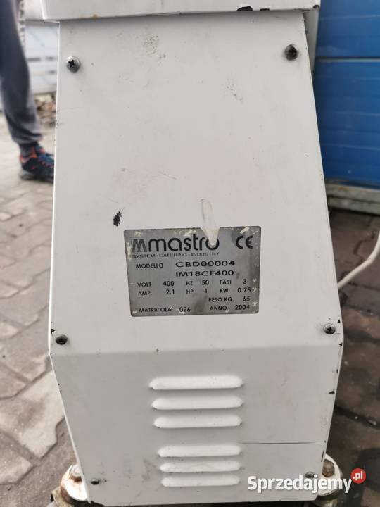 MASTRO Mieszarka do ciasta 20 litrów zasilanie Krotoszyn