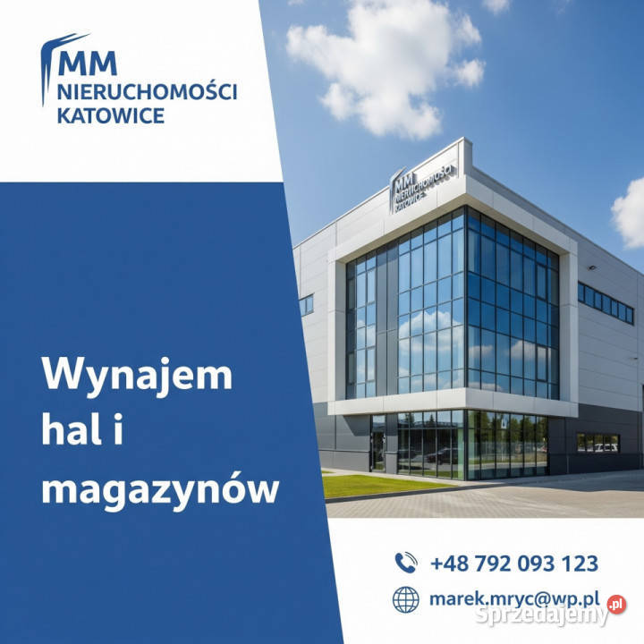 Hala ogrzewana do wynajęcia Katowice DTŚ w tym