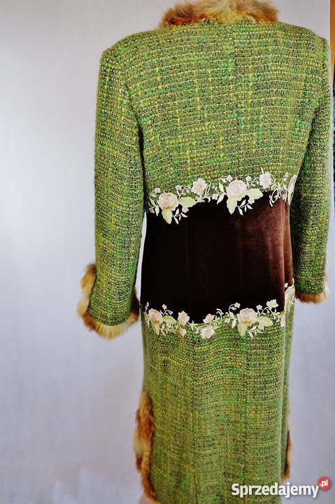 Płaszcz EVA MINGE r M L Kurtki i płaszcze