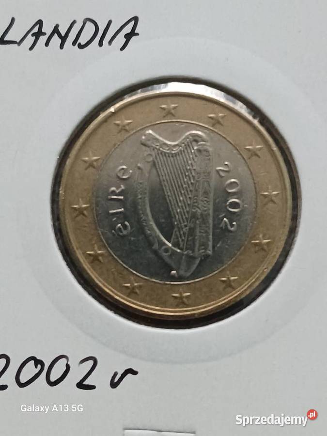 1 Euro Irlandia 2002 r Konin