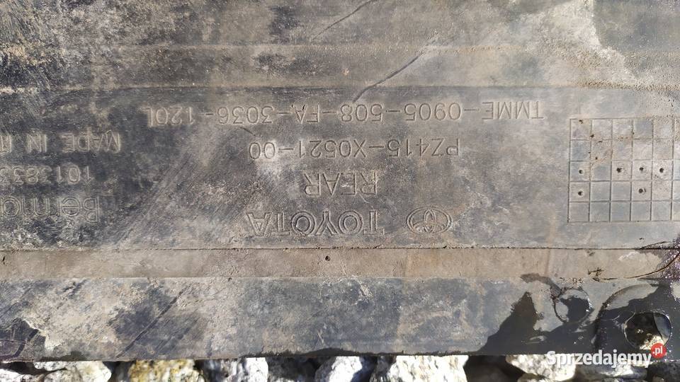 Toyota RAV 4 RAV4 osłona na zderzak tył pod Części samochodowe dolnośląskie Byków