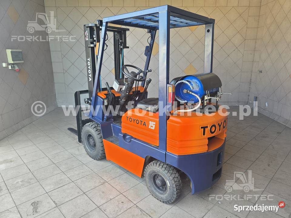 Wózek widłowy TOYOTA 5FG15 TOYOTA 5FGF15 widlak śląskie Mysłowice