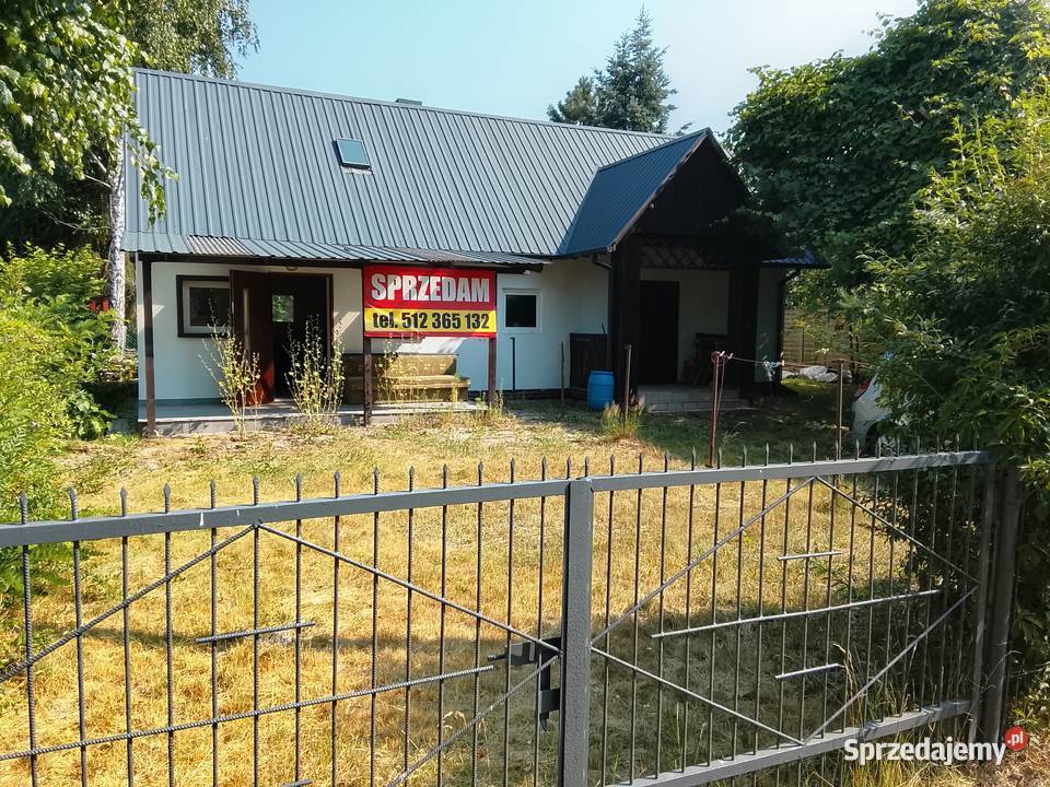 Sprzedam domek letniskowy murowany bliźniak nad jeziorem Krasne