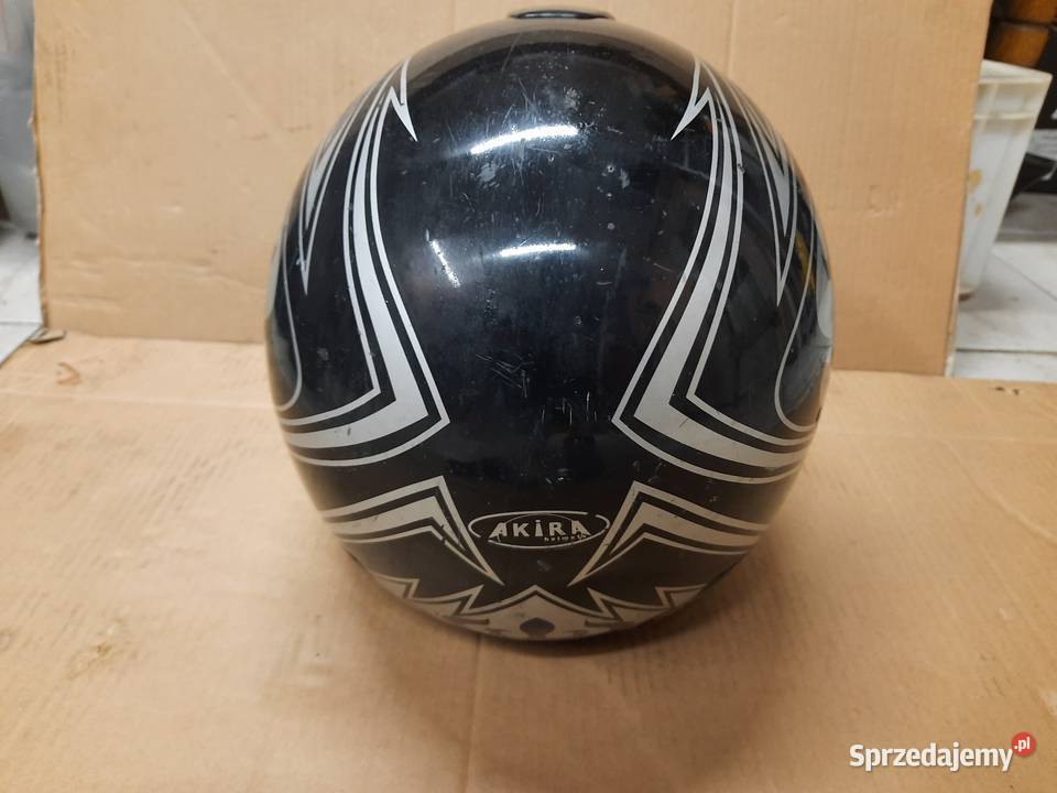 Kask motocyklowy akira rozmiar M5758 Pozostałe sprzedam