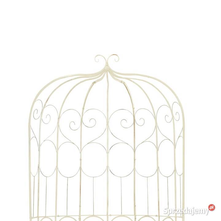 vidaXL Ławka ogrodowa 95 żelazo antyczna biel Warszawa