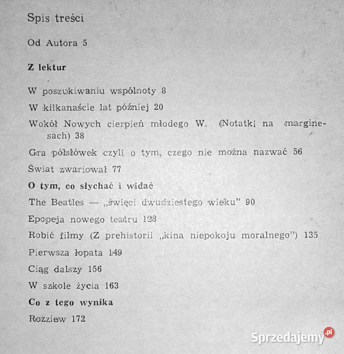 Zapiski z epoki Beatlesów Leszek Bugajski Rok wydania 1982