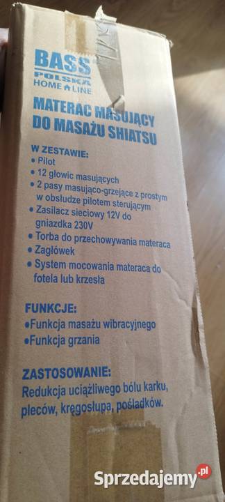 Mata masująca BASS POLSKA BH 12825 Stan idealny Kraków