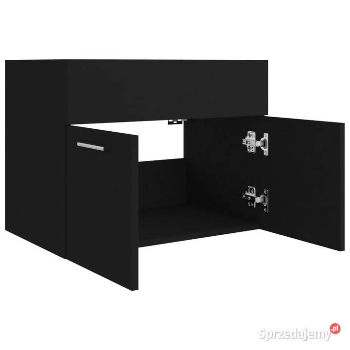Szafka pod umywalkę czarna 60x385x46 WM804648 Warszawa